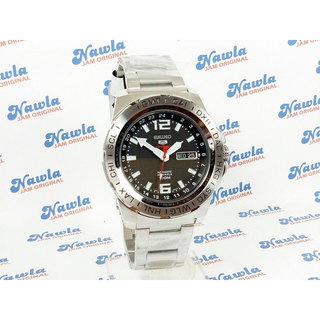 Seiko 5 Sports SRP683K1 Automatic Black Dial - Jam Tangan Pria SRP683