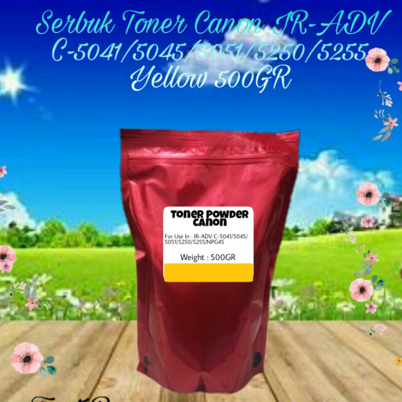 Serbuk Toner Canon Advance IR-ADV NPG45 NPG 45 C5041 C5045 C5051 C5250 C5255 IRC-5041 Yellow 500gr