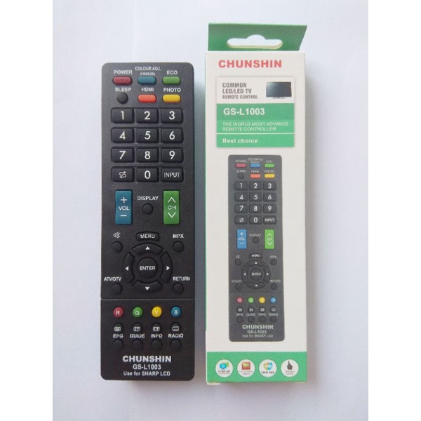 REMOT / REMOTE TV LCD / LED SHARP AQUOS MULTI / UNIVERSAL CHS