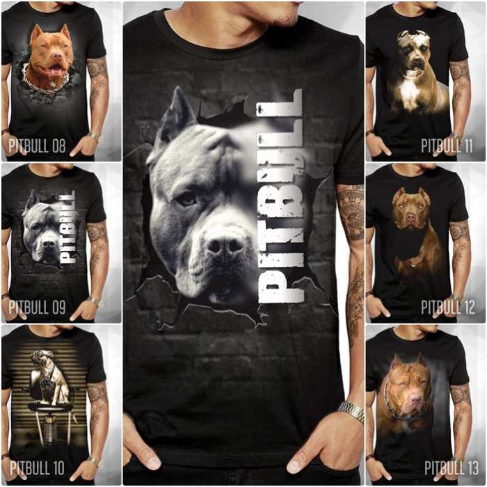 Baju Kaos Anjing PITBULL Doggy Puppy Dog Lovers Pecinta PIT BULL Indonesia ANIMAL Distro Atasan