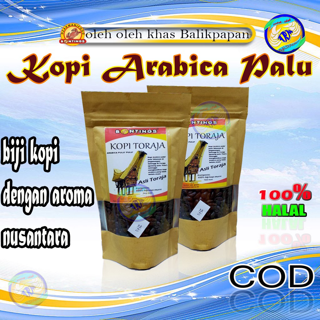 

biji kopi toraja palu arabica minuman hanggat menyehatkan OLEH OLEH khas kota balikpapan