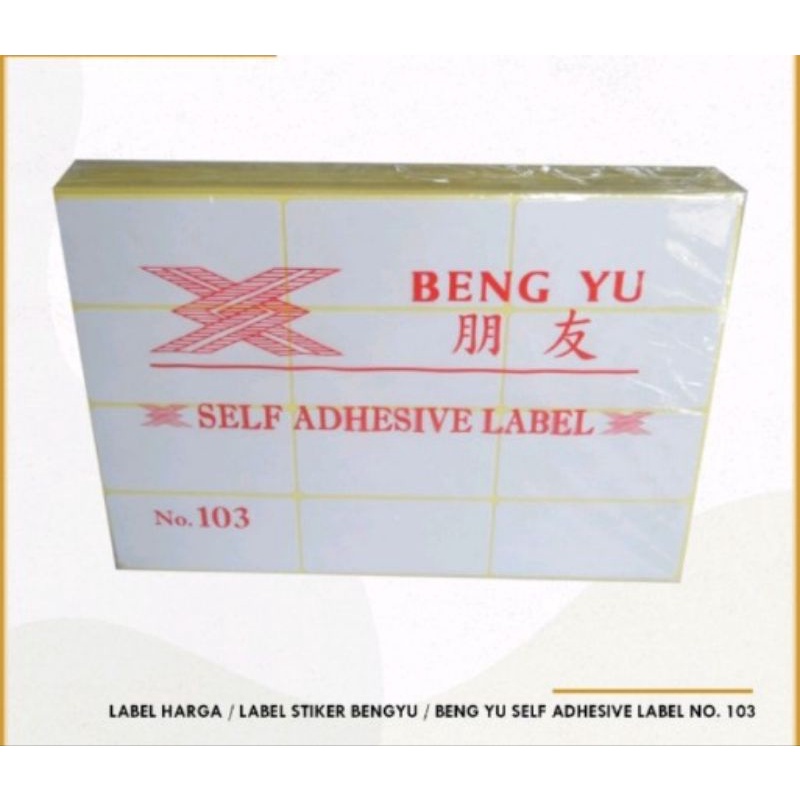 

LABEL HARGA BENG YU