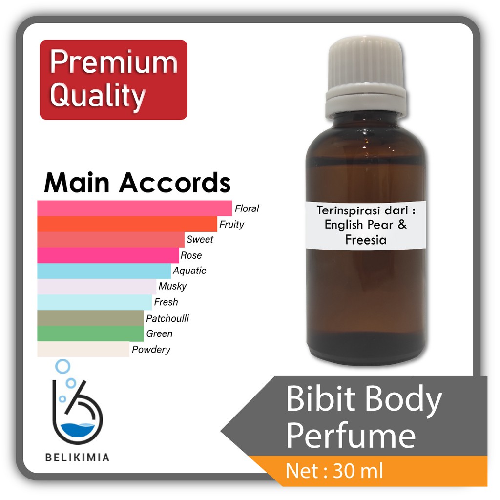 Bibit Parfum Refill Terinspirasi Parfum English Pear Premium Grade 250 ml