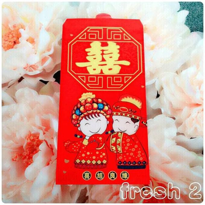 

Ready Stock Angpao Shuangxi Panjang Isi 10 Pcs Bahan Tipis.Amplop Sangjit