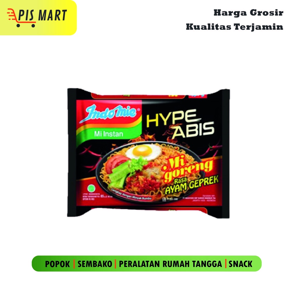 

Indomie Hype Abis Goreng Rasa Ayam Geprek / Mie Instan