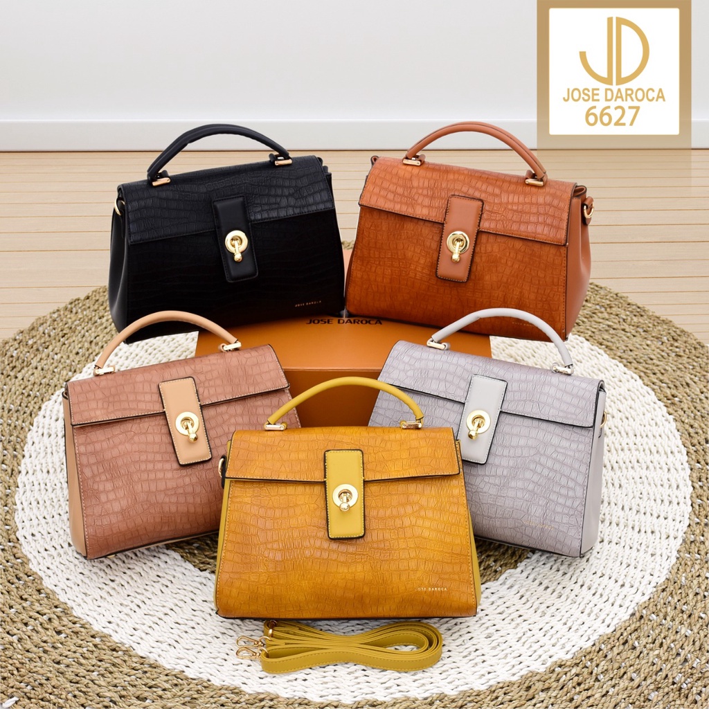 ORIGINAL HAND BAG CROCO JOSE DAROCA ~ 6627 &amp; 6627-P ~ (RESTOCK)