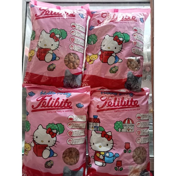 Makanan Kucing Felibite Bentuk Donat 500g/Pur Kucing Felibite Donat