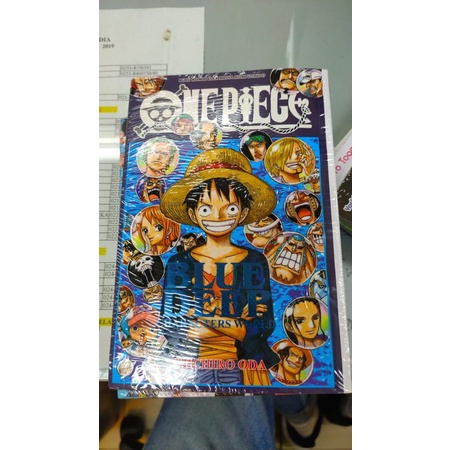 Buku komik one piece blue deep charactres world