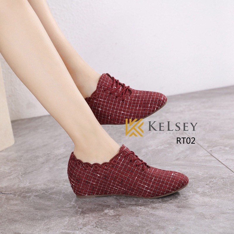 NICOLE SEPATU WEDGES WANITA KELSEY RT02