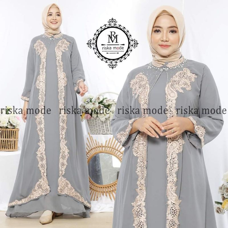 GAMIS LEBARAN MEWAH/GAMIS KAFTAN BORDIR/GAMIS LEBARAN TERKINI