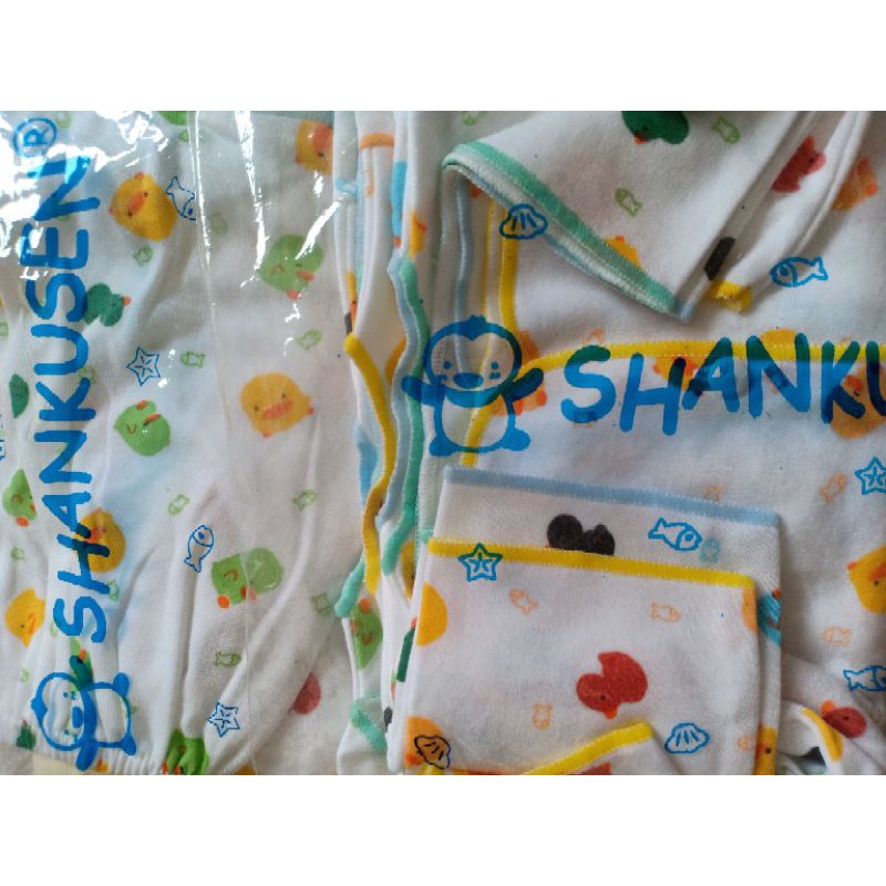 3pcs_ setelan SHANKUSEN PANJANG newborn / setelan bayi panjang / piama bayi / baju shankusen panjang