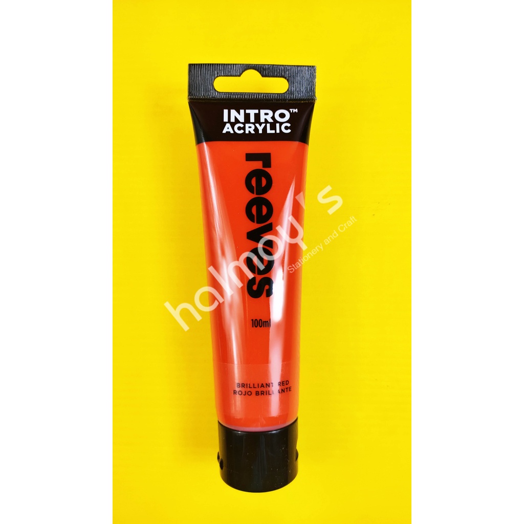 

CAT AKRILIK / ACRYLIC COLOUR REEVES INTRO 100 ML BRILLIANT RED