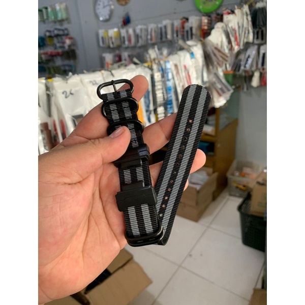 Strap Tali Jam Tangan G shock Nato Zulu kombinasi 22MM