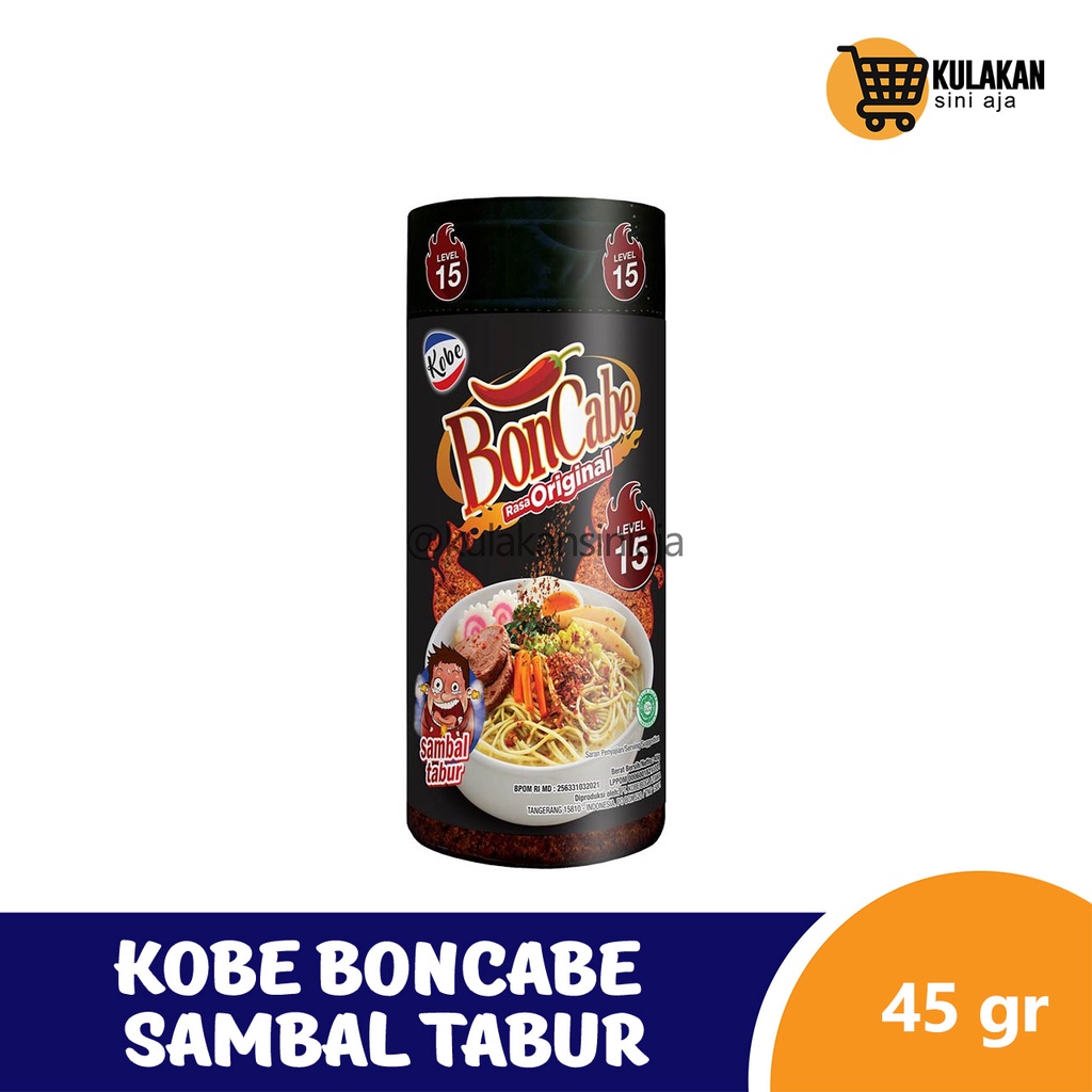

KOBE Boncabe Sambal Tabur Level 15 45 Gram