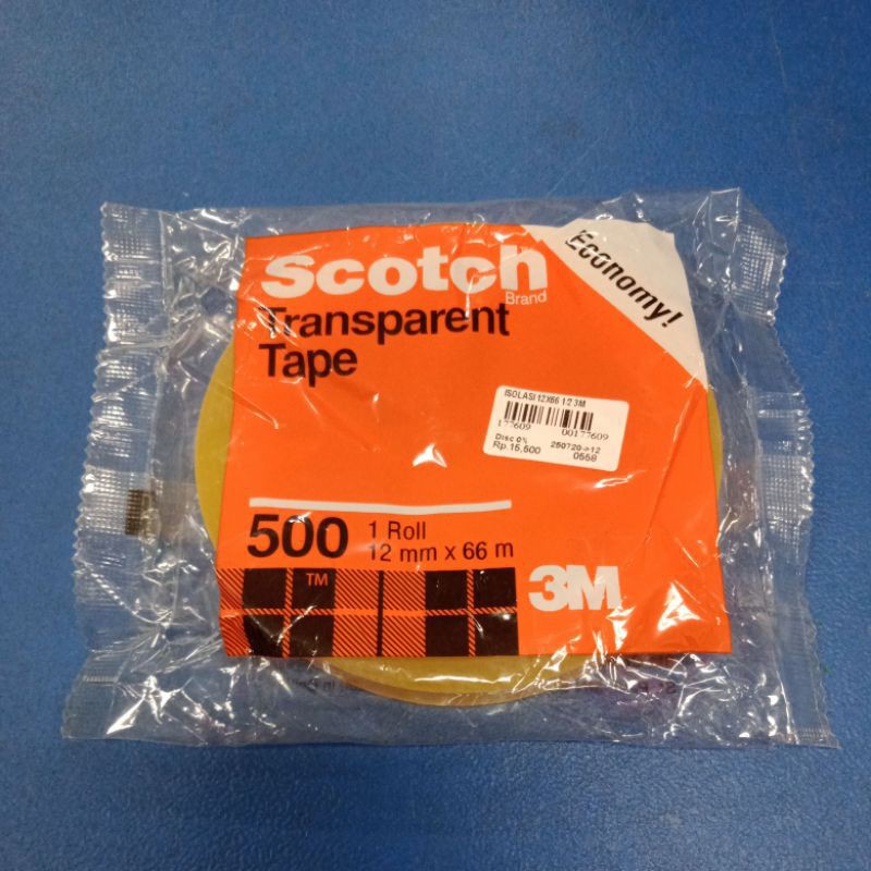 3M Scotch Transparent Tape 1/2&quot; X 72 YARD / [12 mm x 66 m/ 500 m] (PCS)