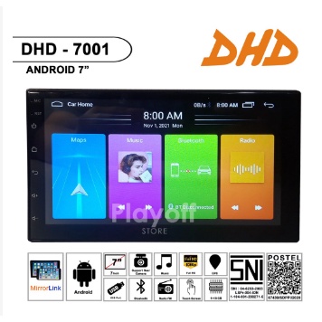 HEAD UNIT DOUBLE DIN ANDROID DHD 7 INCH COD