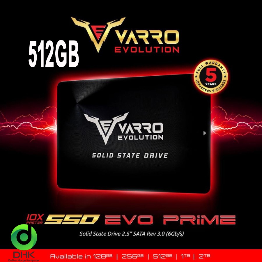 SSD VARRO 512GB SATA 2,5 INCH