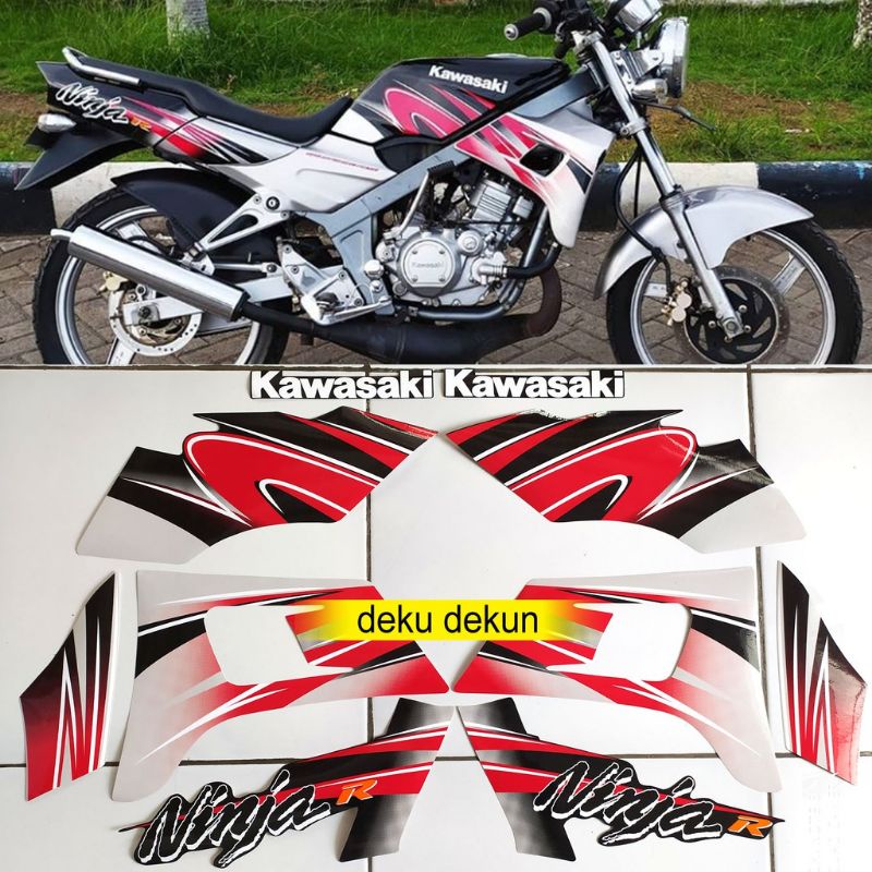striping ninja r 2002 / striping ninja r kis 2002 / striping kawasaki ninja r kis 2002 hitam / strip