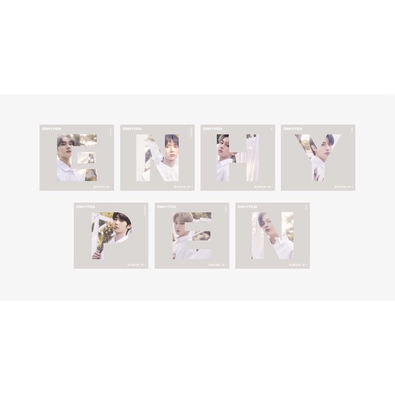 ENHYPEN ALBUM JAPAN BORDER HAKANAI SOLO JACKET EDITION (PO)