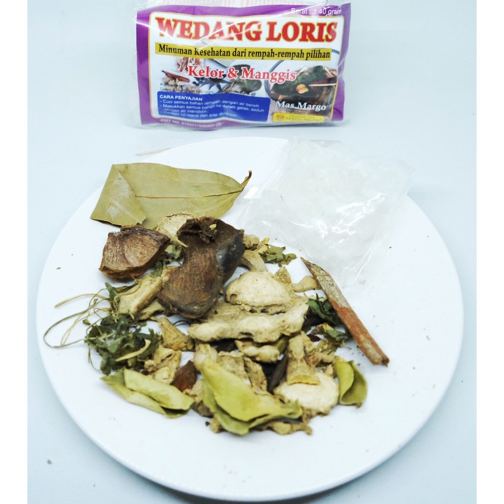 

Wedang Loris (Kelor & Manggis)