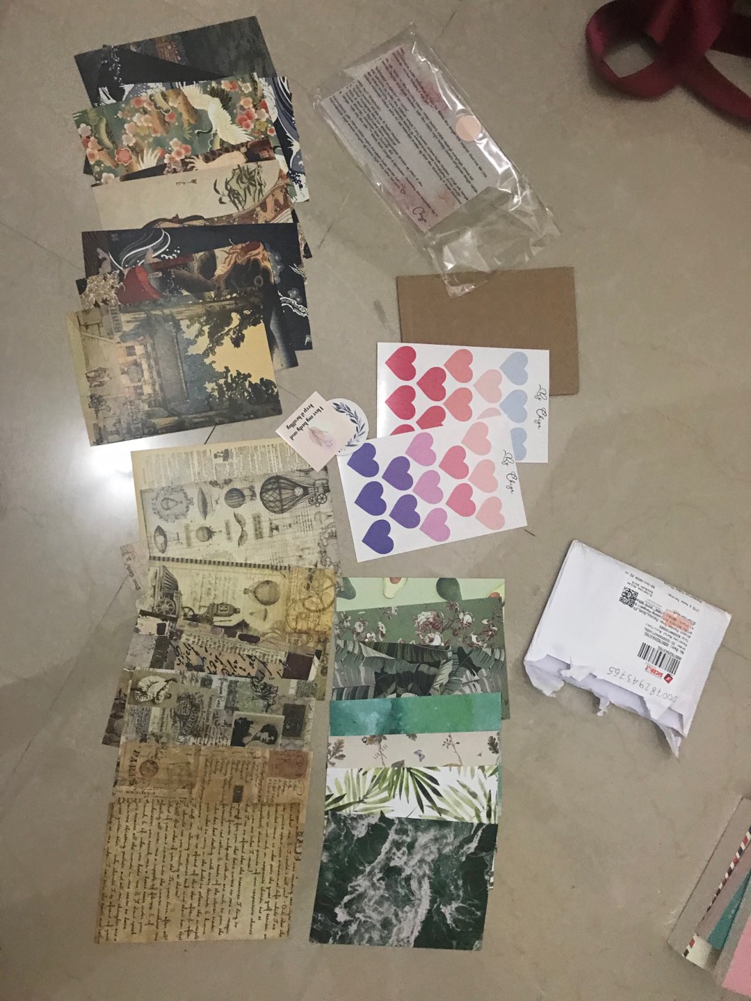 Sticker Bentuk Hati Heart Sticker