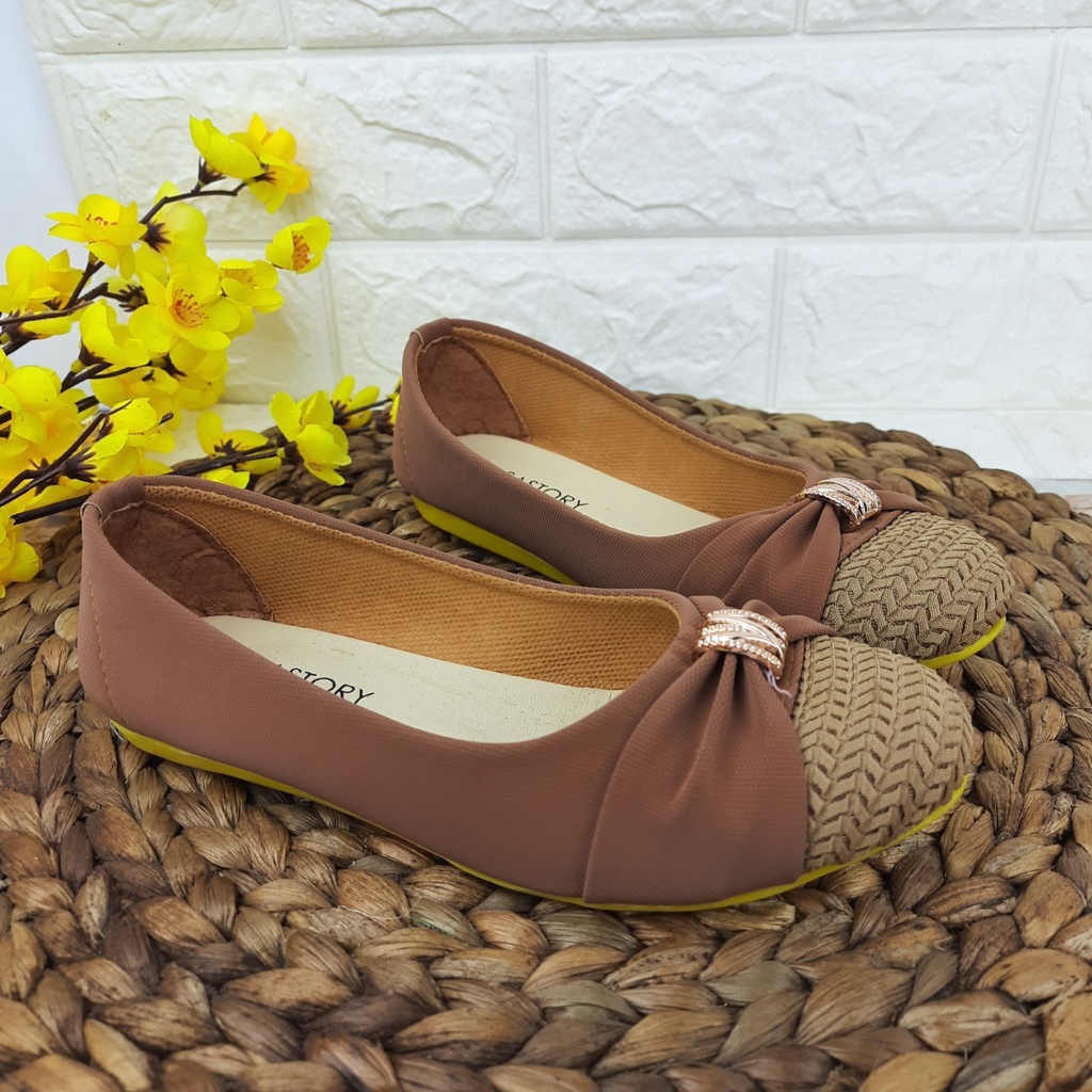 mandirishoesstore-SEPATU SANDAL FLATSHOES ANAK PEREMPUAN 3 4 5 6 7 8 TAHUN HAY08