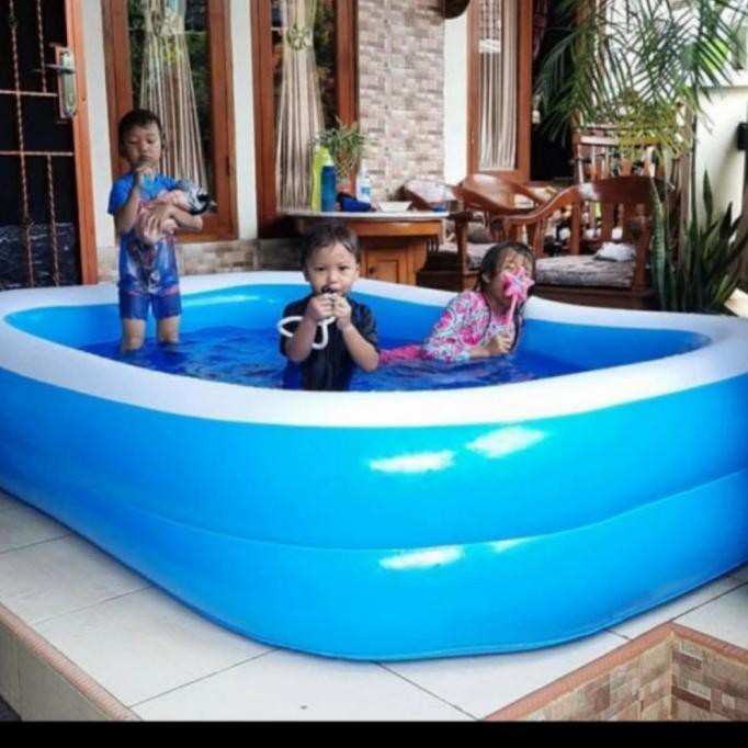 Kolam Renang Besar Panjang 262Cm Kolam Renang Anak Keluarga+Pompa Terlaris....