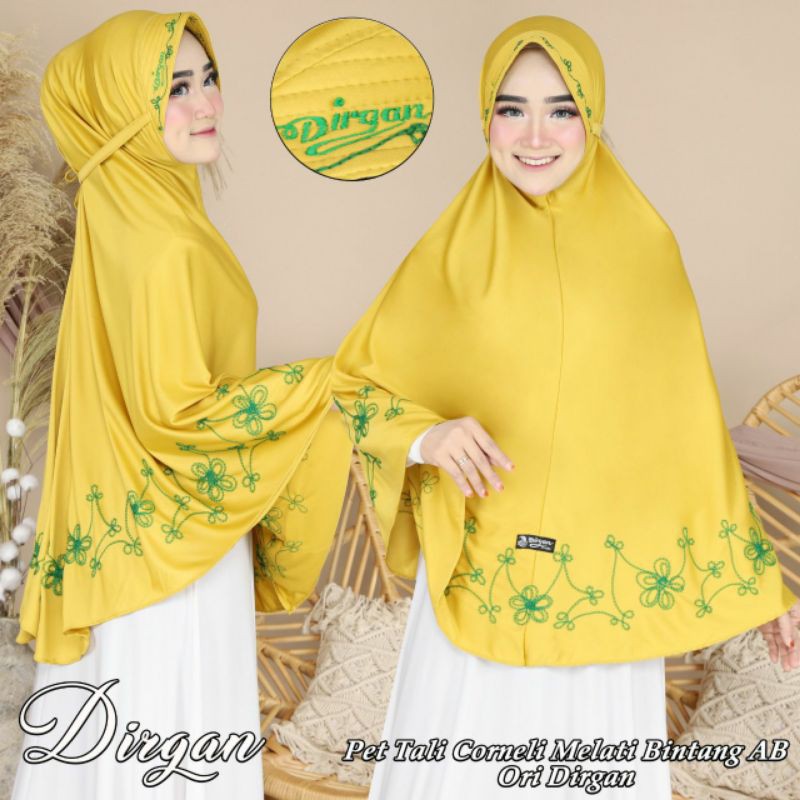 Hijab Pet Tali Melati Bintang, Ori DIRGAN by ENA