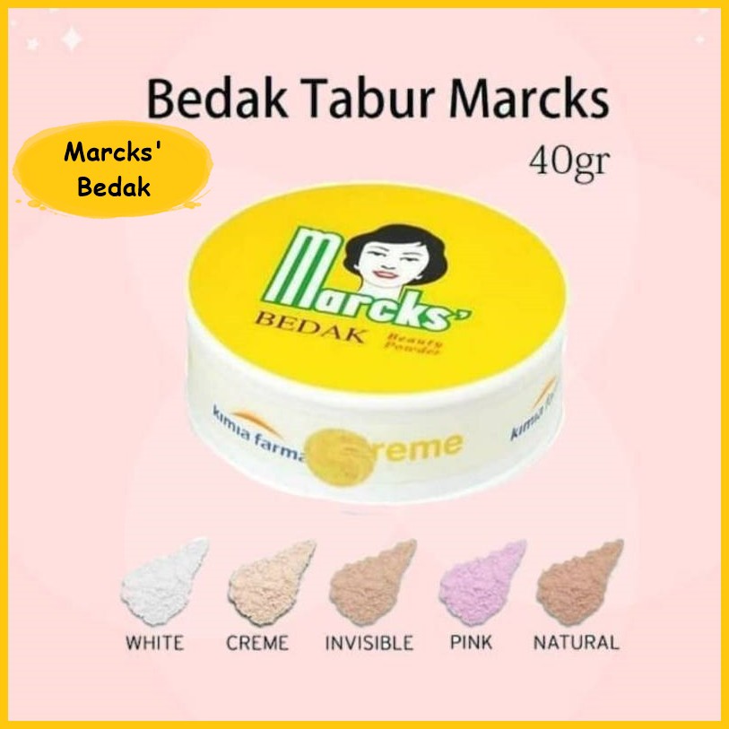 MARCKS SERIES (COMPACT POWDER/MICELLAR WATER/BEDAK TABUR)Merupakan bedak padat persembahan Marcks' y