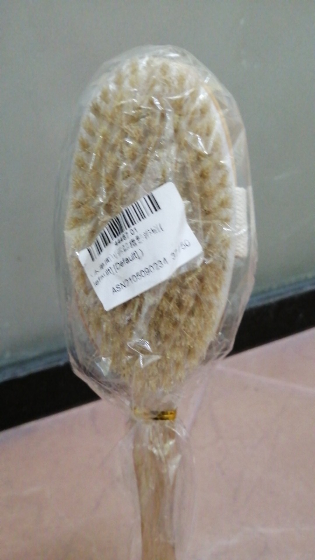 Jny Sikat Gosok Punggung Gagang Kayu Panjang Alami Bisa Dilepas Untuk Mandi/spa