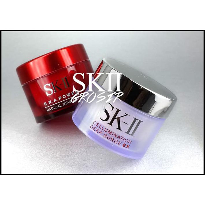 TERLARIS SKII PAKET 2 CREAM (SKII CELLUM DEEP SURGE EX 15GR & RNA POWER 15GR)