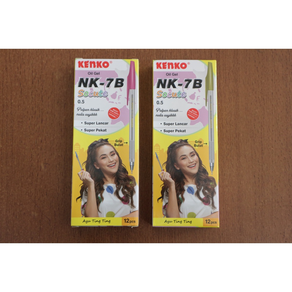 

Pulpen NK-7B SoCute 0.5mm Kenko Ballpoint Bolpen Pena Murah Bagus Original