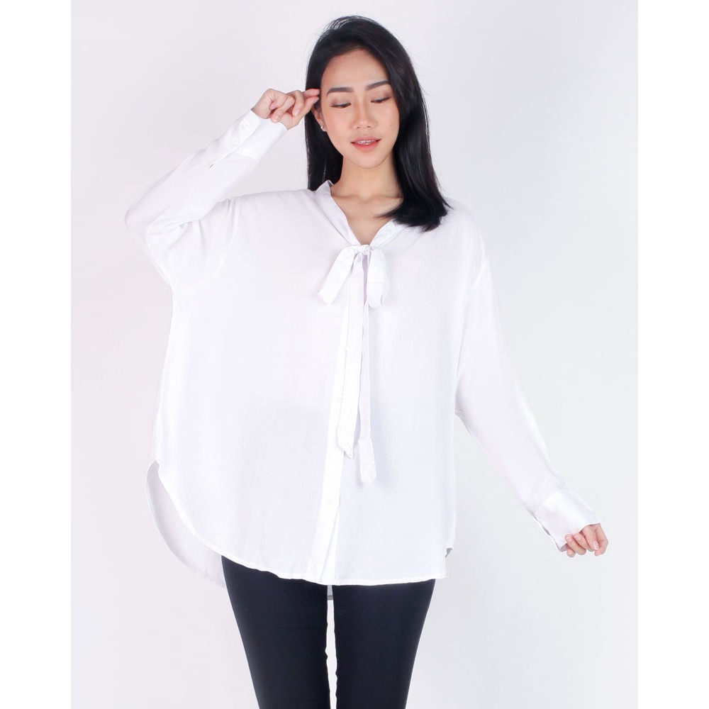 ARENA - RIBBON BLOUSE KANCING DEPAN