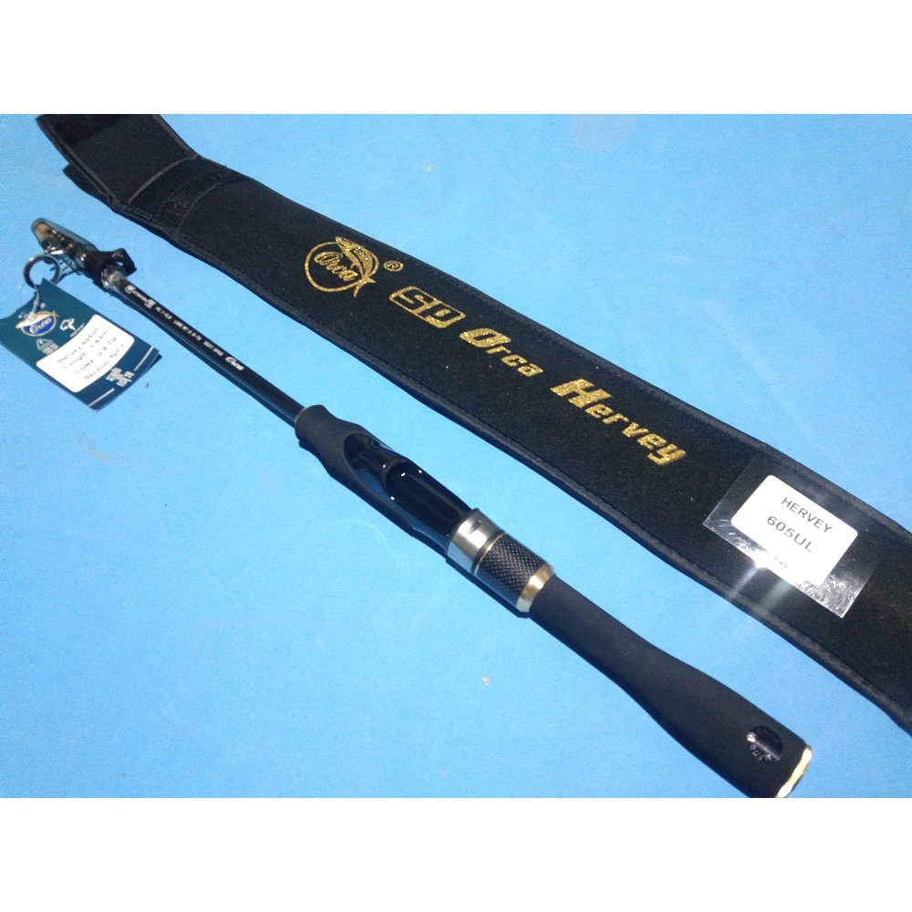 joran pancing spinning 605UL SP orca hervey 180