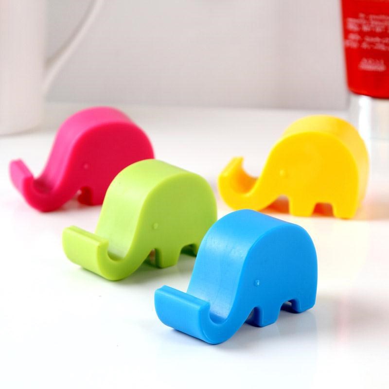 Stand Holder Hp / Tablet Universal Portable Bentuk Gajah Bahan Plastik Untuk iPhone / Android