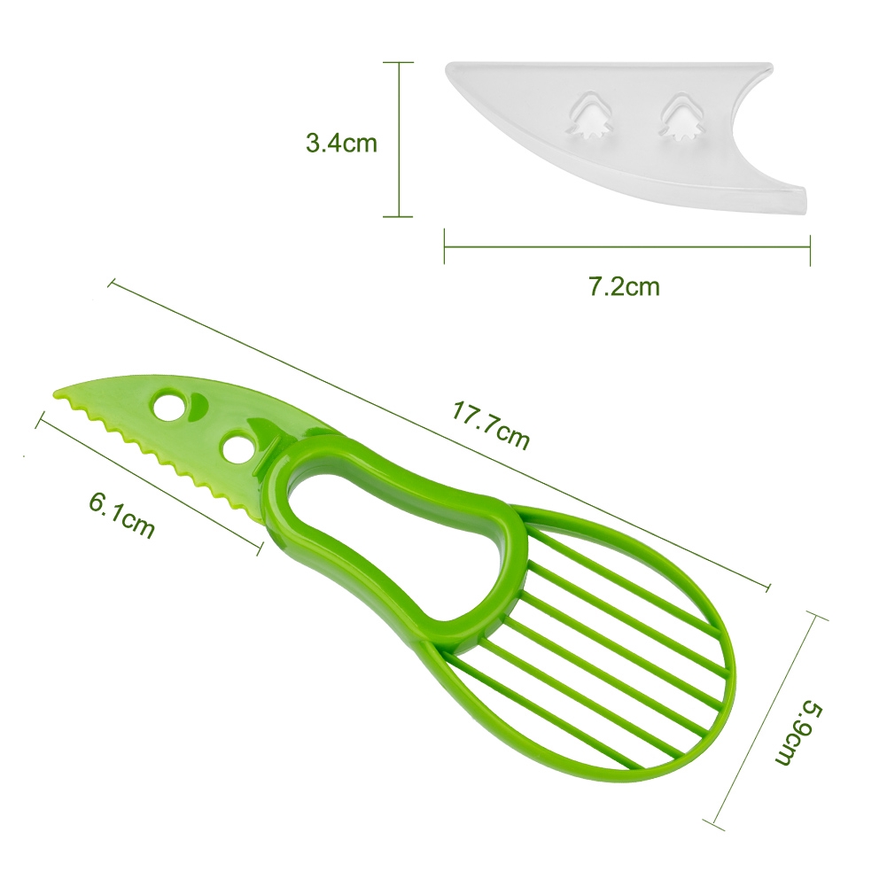 1Pcs Useful Avocado Slicer / Fruit Manual Slicers / Shea Corer Peeler / Fruit slicer Cutter / Pulp Separator fruit cutter Home Accessory