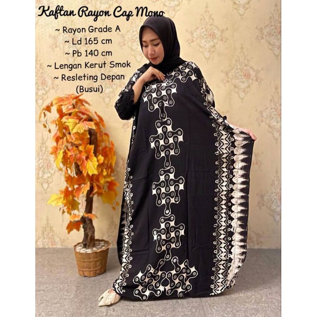 gamis kaftan twill
