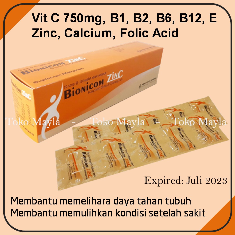 Bionicom Zinc Suplemen Multivitamin dan Zinc
