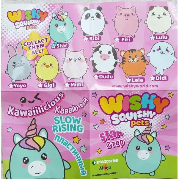  Squishy  Licensed Wishy  Squishy  Pets  by Wishyworld Shopee 