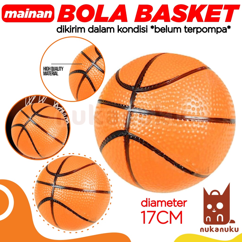 NUKANUKU - Mainan Bola Basket / Bola Basket Anak / Bola Basket /  Mainan Basket Anak / Mainan Anak /