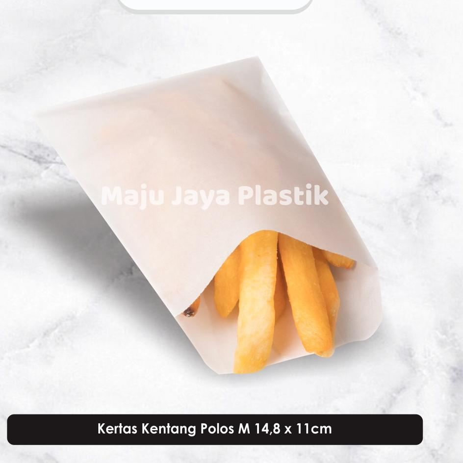 

Hadir Terkeren kertas kentang isi 100 pcs MURAH/ Paper Bag Kentang / French Fries paper/ sos bag/ paper fries/ kantong kentang/ kertas donat/ donut paper bag/sos bag/ paper bag