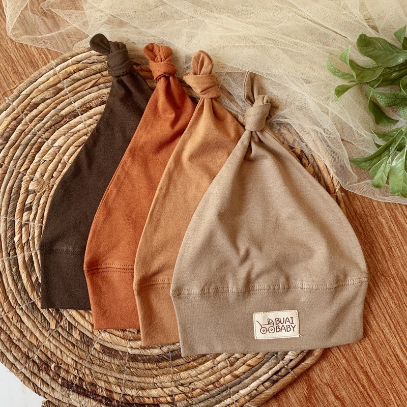 BUAI - KNOT SUN Topi Kupluk Bayi Bahan Lembut Untuk Bayi