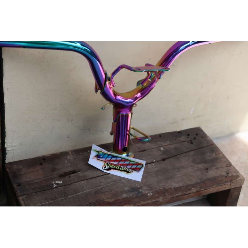 Stang Scoopy FI Rainbow Pelangi Bakaran Original Honda