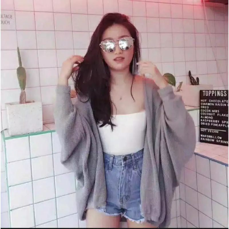 Batwing Cardigan Kelelawar