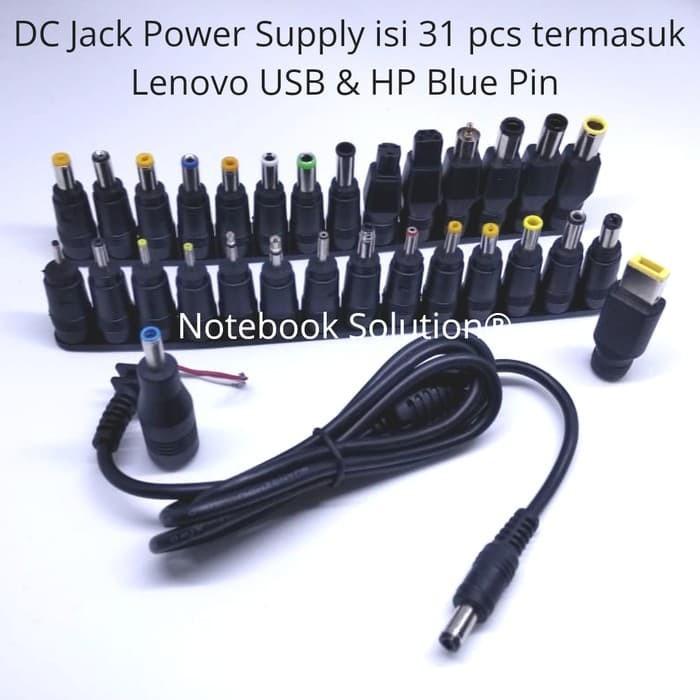 Dc Jack Power Suply Lengkap 31 Pcs Untuk Service Laptop Sesuai Foto