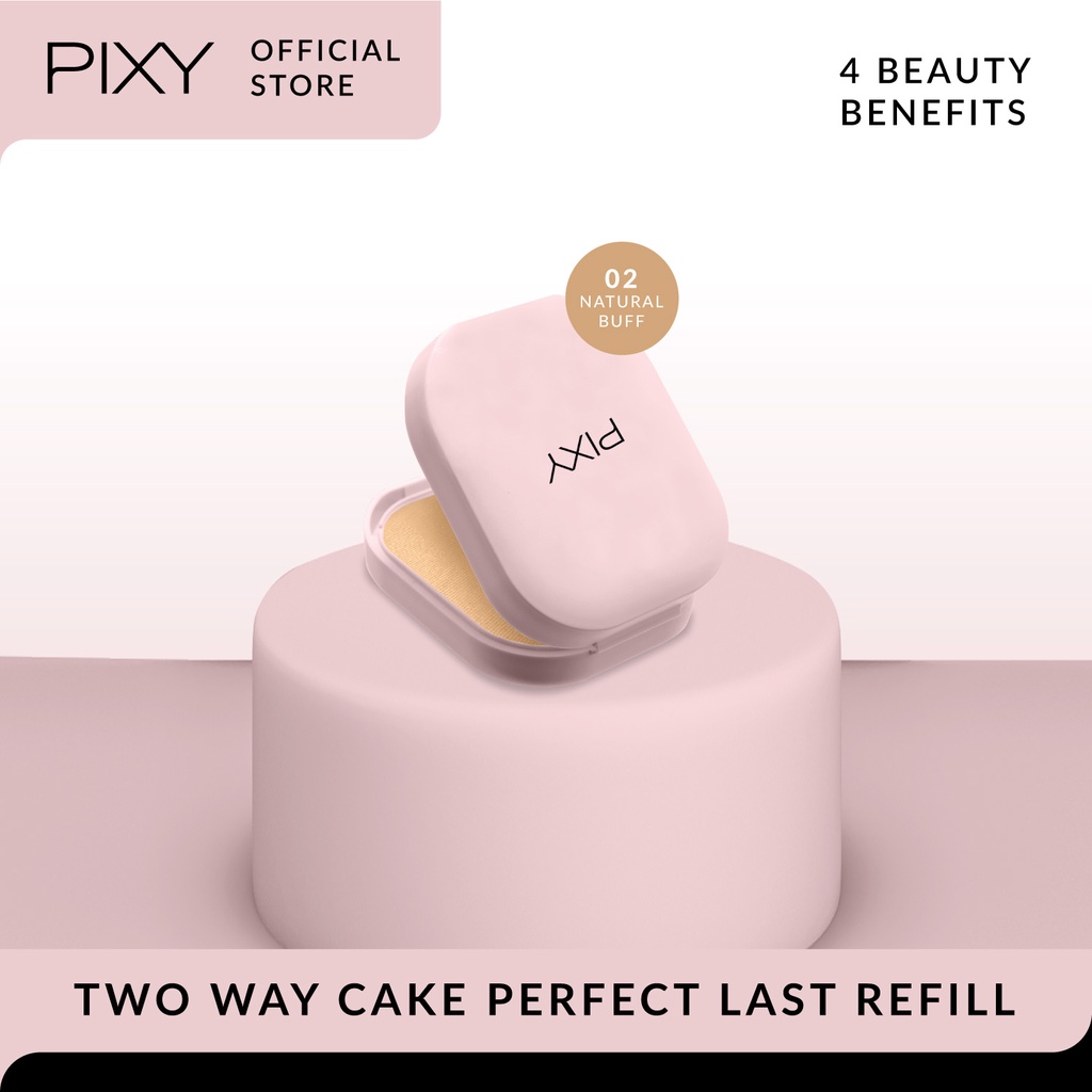 PIXY UVW TWC Perfect Last Refill - 02 Natural Buff (4 Beauty Benefit)