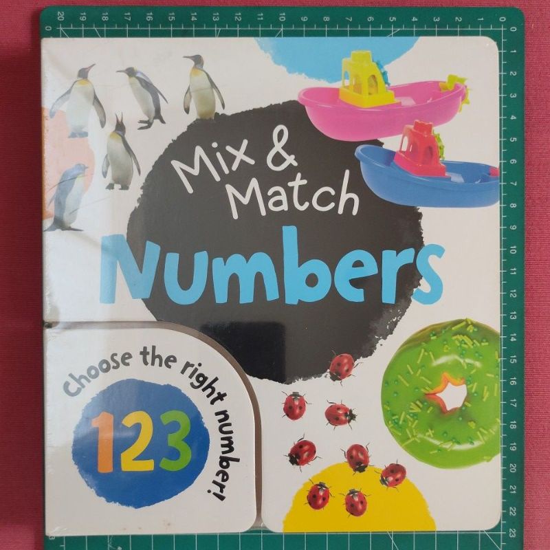mix and match numbers. board book