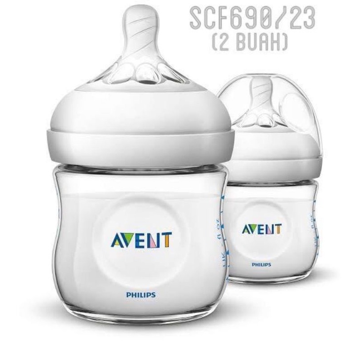 Avent natural wide neck bottle 125m , 260ml single dan twin l SCF690/13 botol bayi