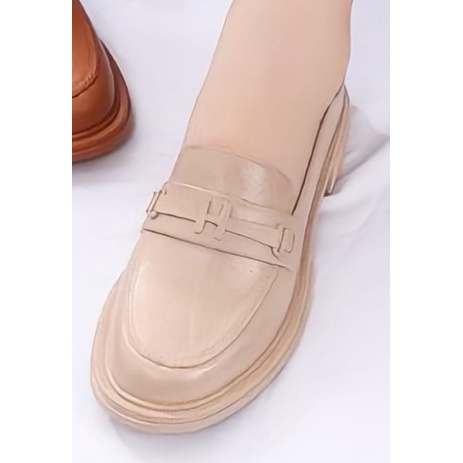 (COD) Sepatu Jelly Karet Wanita Pantofel Hak Balance 0605 1