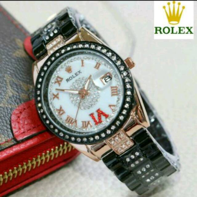 Jam Tangan Wanita Rolex Ring Diamond